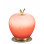 Lampada da tavolo Wendy LED rosso ottone Fabas