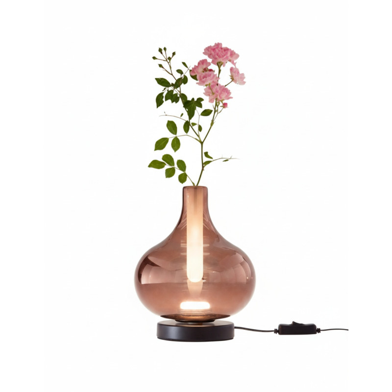 Lampada da tavolo LED 7 W Crodo ametista Fabas