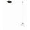 Lampadario Arabella LED bianco 1 luce Fabas