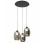 Lampadario Infinity 3 luci fumé E27 Fabas