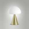 Lampada da tavolo Blip LED ottone satinato Fabas