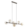 Lampadario Lava 7 luci marrone G9 TK Lighting