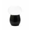 Lampada da tavolo Freddy nera E27 Fabas 1 luce