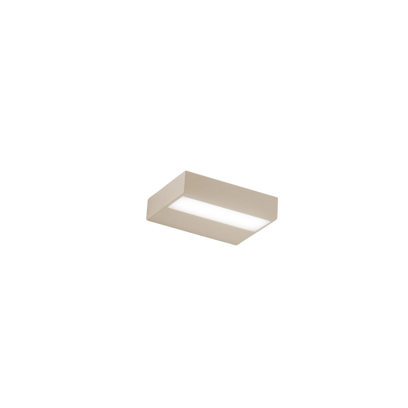 Applique Snap 1 luce LED integrato sabbia Fabas