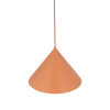 Lampadario Cono arancione 1 luce E27 TK Lighting
