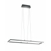 Lampadario LED Bard 1 luce antracite moderno Fabas