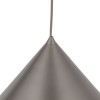 Lampadario Cono L New marrone 1 luce E27 TK Lighting