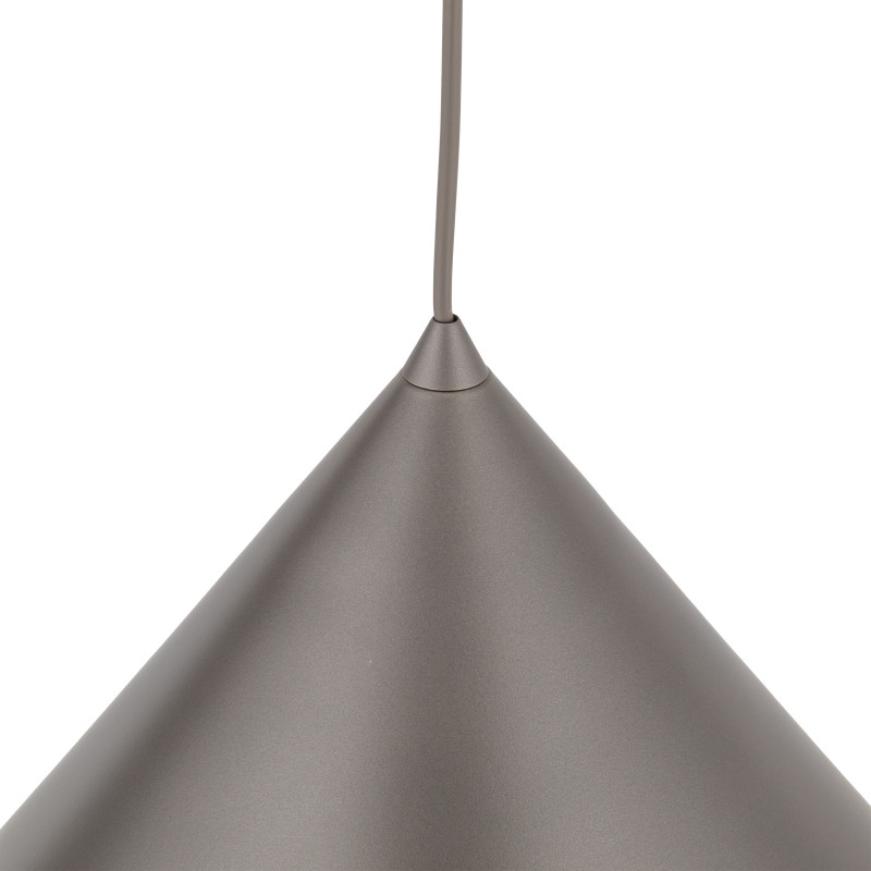 Lampadario Cono L New marrone 1 luce E27 TK Lighting