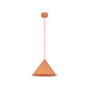 Lampadario Cono arancione 1 luce E27 TK Lighting