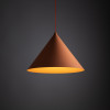 Lampadario Cono L Salmon arancione 1 luce E27 TK Lighting