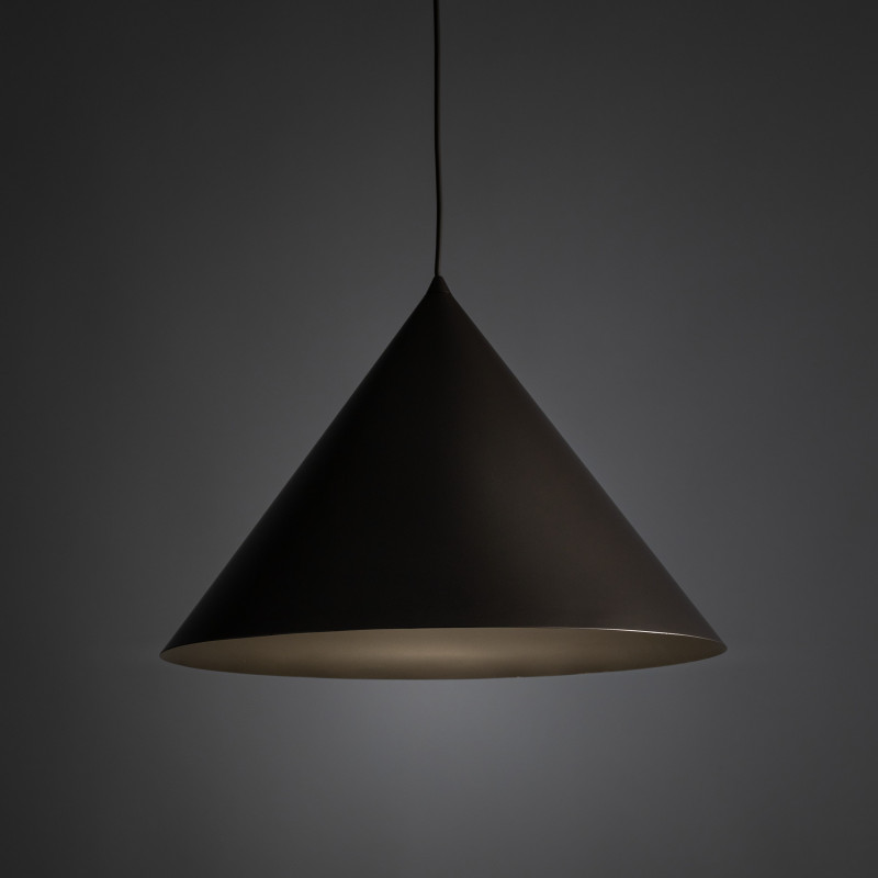 Lampadario Cono Xl New marrone E27 TK Lighting