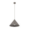 Lampadario Cono L New marrone 1 luce E27 TK Lighting