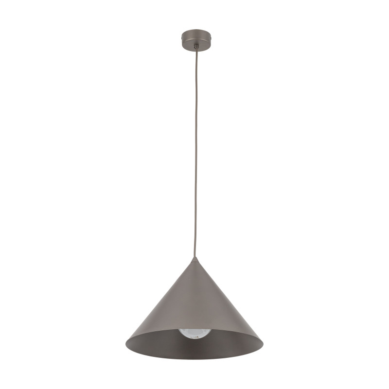 Lampadario Cono L New marrone 1 luce E27 TK Lighting