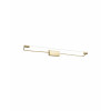 Applique LED Rapallo ottone satinato Fabas 14W