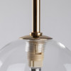 Lampadario sospensione Nilos 1 luce nero oro G9 TK Lighting