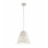 Lampadario a sospensione Crumple 1 luce bianco Fabas