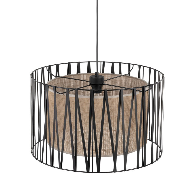 Lampadario Harmony Nature 3 luci nero E27 TK Lighting