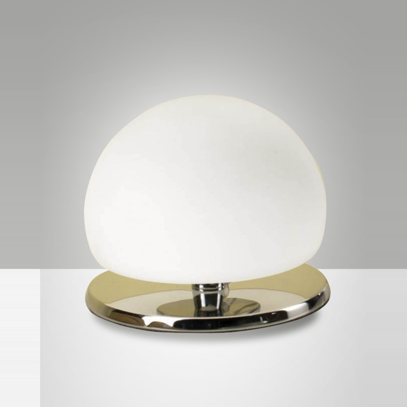 Lampada da tavolo Morgana 1 luce cromo G9 LED 3W Fabas
