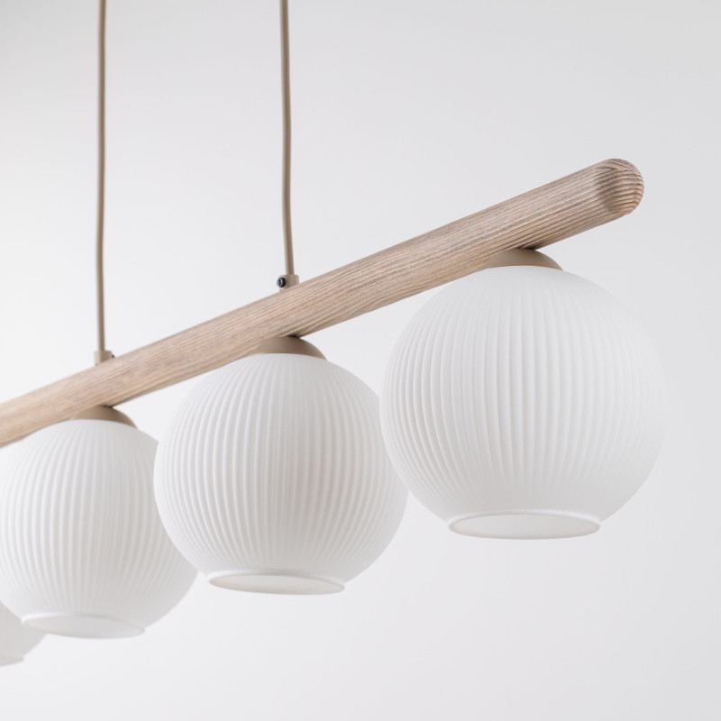 Lampadario Virlo 4 luci bianco E14 TK Lighting
