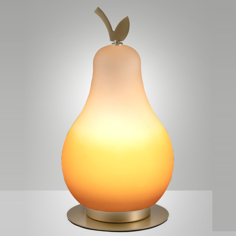 Lampada da tavolo Wilma LED arancione Fabas