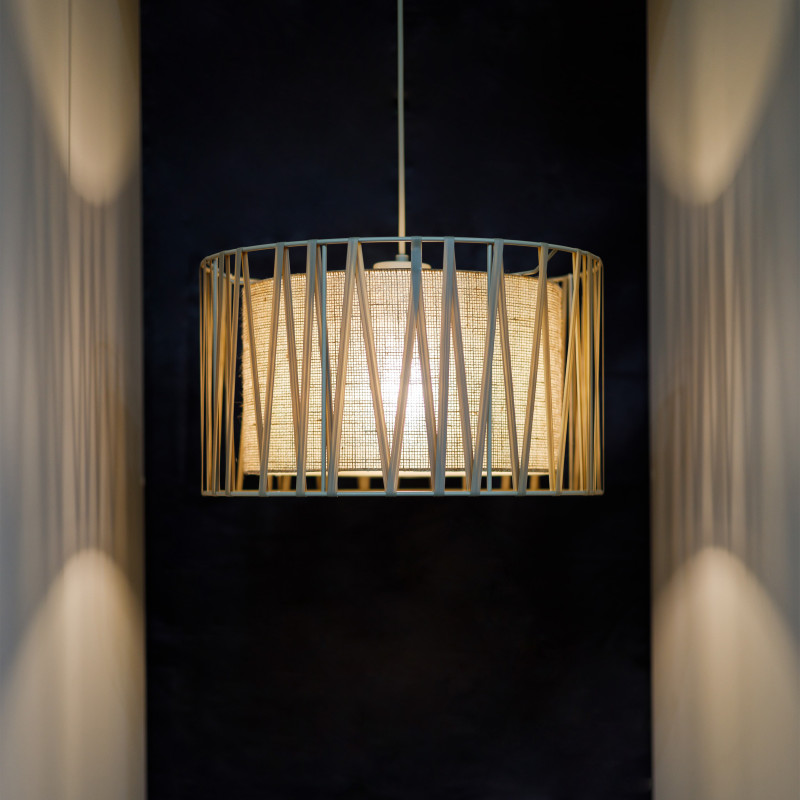Sospensione Harmony sabbia 1 luce E27 TK Lighting