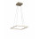 Lampadario Bard 1 luce LED oro opaco Fabas