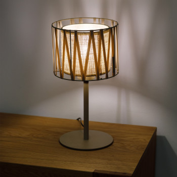Lampada da tavolo Harmony sabbia 1 luce E27 TK Lighting