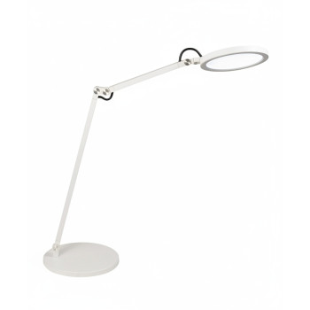Lampada da tavolo Regina LED orientabile bianca Fabas