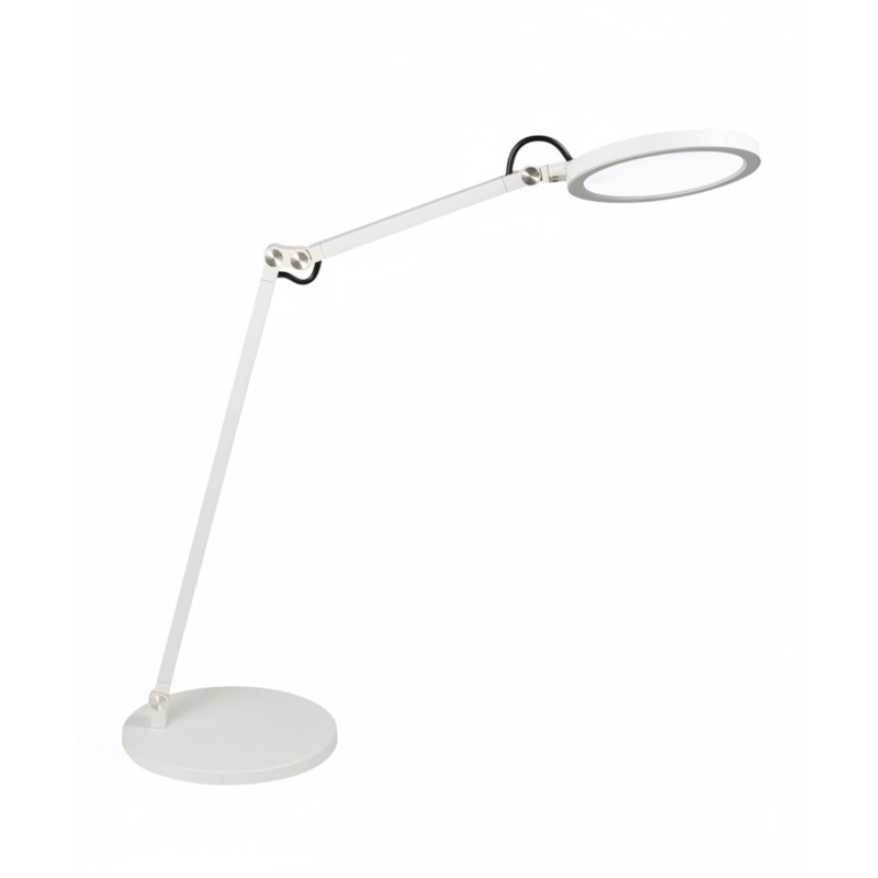 Lampada da tavolo Regina LED orientabile bianca Fabas
