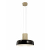 Lampadario Lunar 1 luce LED 26W nero Fabas