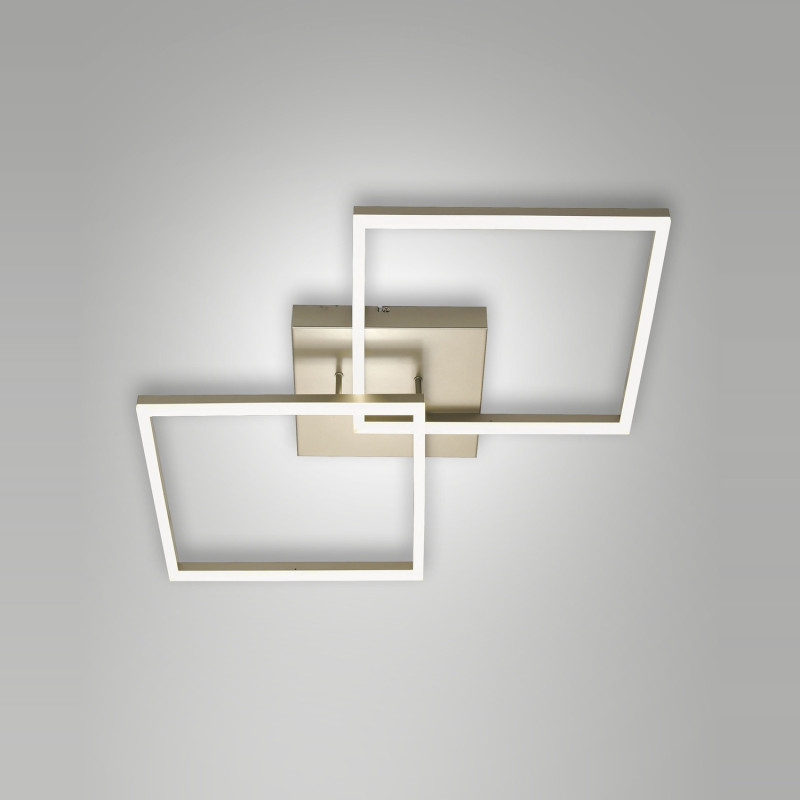 Plafoniera Bard Smart Luce oro opaco Fabas
