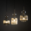 Lampadario Sophia Cognac 3 luci E14 nero e cognac TK Lighting