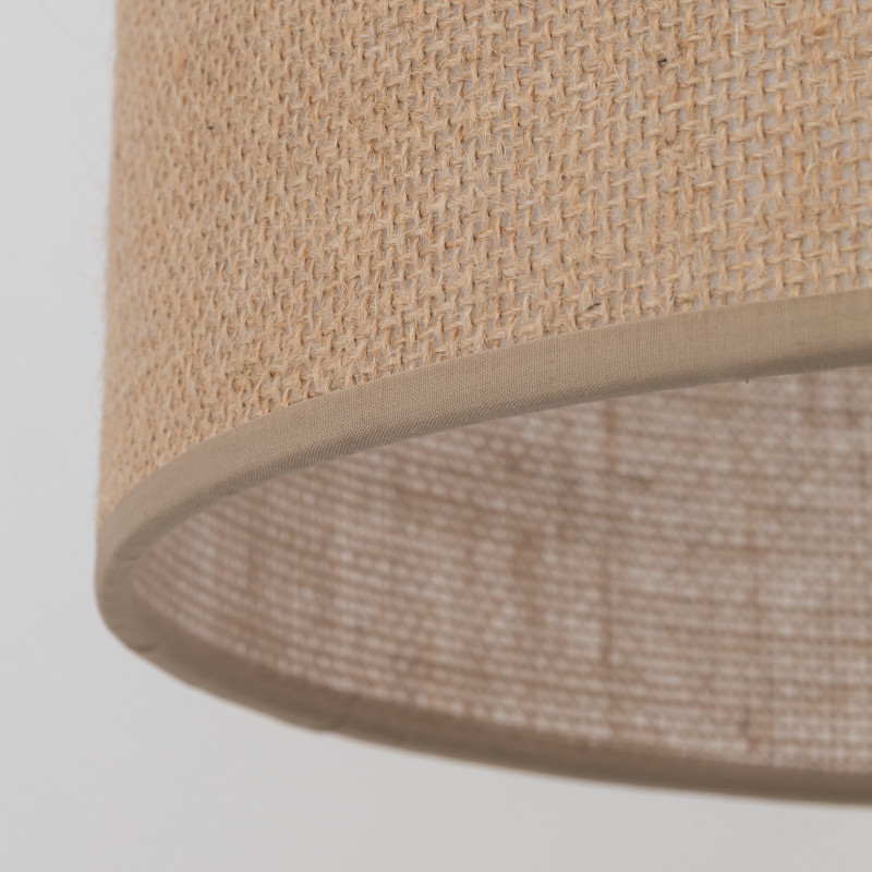Lampadario Juta nero 1 luce E27 TK Lighting