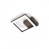 Applique Bard corten LED integrato 11W Fabas