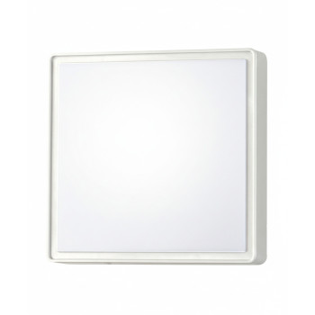 Plafoniera da esterno Oban 2 luci E27 bianca IP65 Fabas