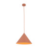 Lampadario Cono L Brick arancione E27 TK Lighting