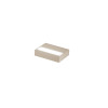 Applique Snap Fabas LED integrato 1 luce sabbia 18 W