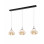 Sospensione LED Deva ambra moderna 42 W Fabas