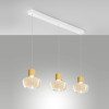Lampadario sospensione Kino cognac LED 36 W Fabas