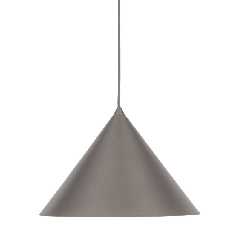 Lampadario Cono L New marrone 1 luce E27 TK Lighting