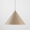 Lampadario a sospensione Cono Xl Sabia sabbia E27 TK Lighting