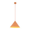 Lampadario Cono L Salmon arancione 1 luce E27 TK Lighting