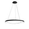 Lampadario LED Quirk nero 75 W 1 luce Fabas