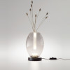 Lampada da tavolo Tully LED integrato grigio Fabas