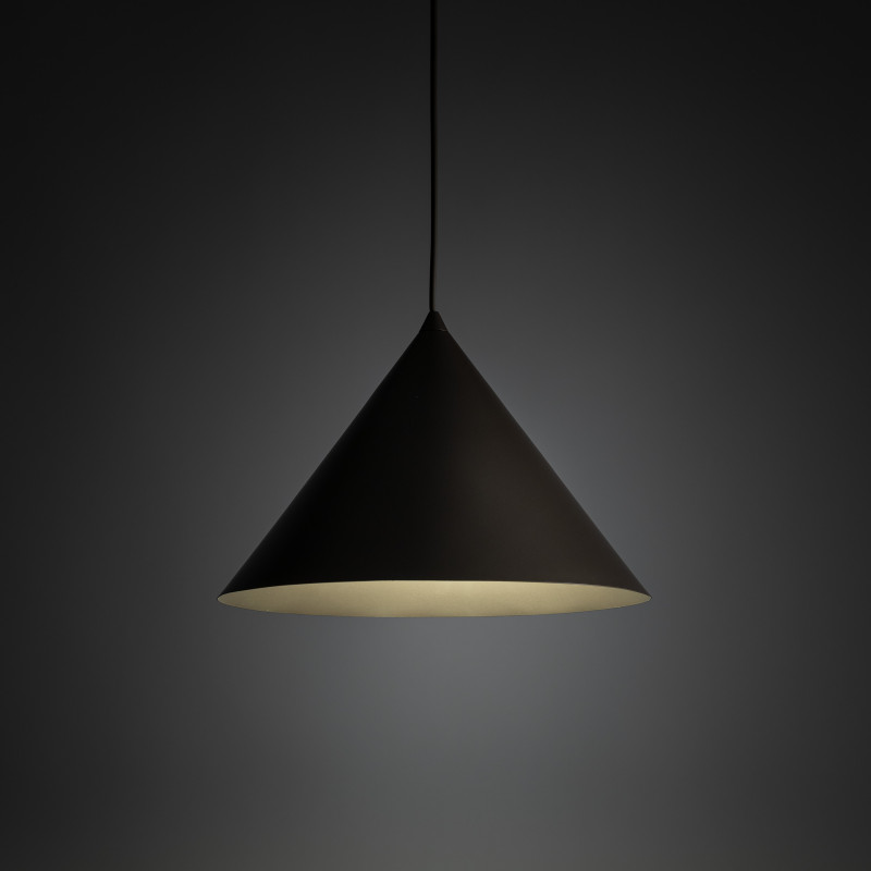 Lampadario Cono L New marrone 1 luce E27 TK Lighting