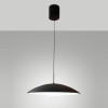 Lampadario Glamis nero 1 luce LED integrato Fabas