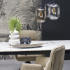 Lampadario Elio Mix 3 luci nero E27 TK Lighting
