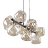 Lampadario Lava Brown 9 luci marrone G9 TK Lighting