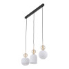 Lampadario Sophia 3 luci nero e oro E14 TK Lighting
