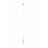 Fabas Coco lampadario a sospensione bianco LED 7 W